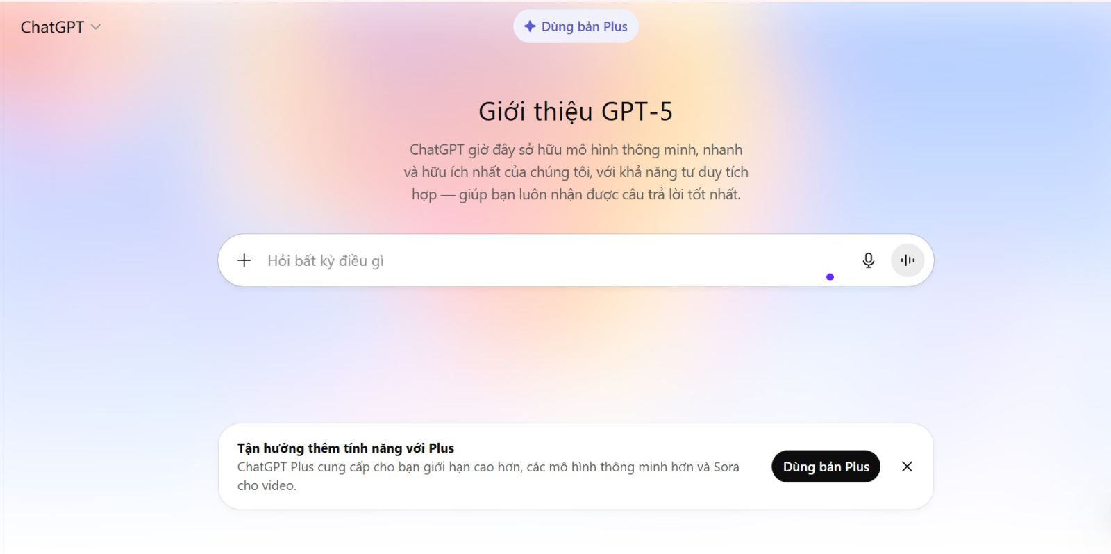 GPT-5.0 chính thức ra mắt (1)