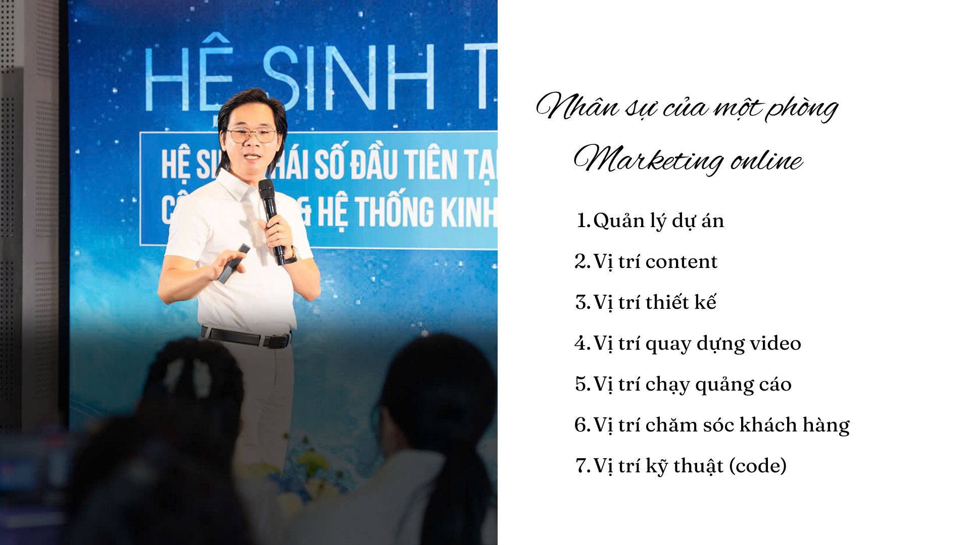 XÂY DỰNG MỘT PHÒNG MARKETING ONLINE GỒM NHỮNG VỊ TRÍ NÀO?