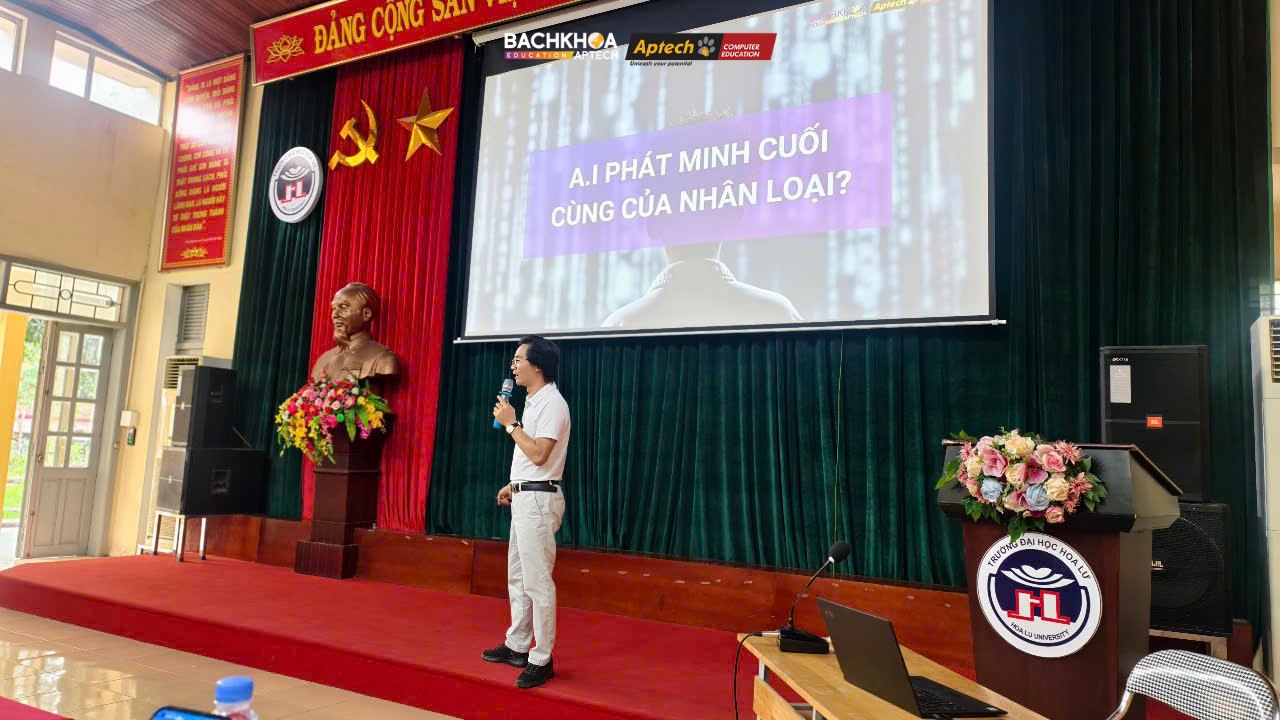 Bachkhoa-Aptech đồng hành cùng Đại học Hoa Lư khởi đầu cho một hành trình giáo dục AI